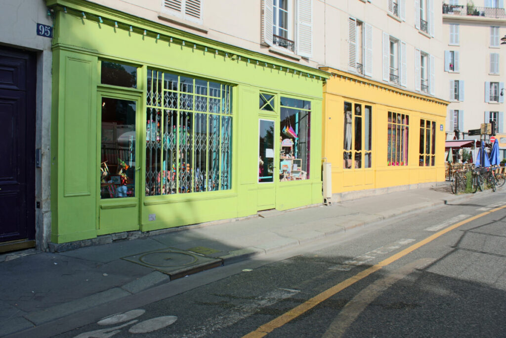 Street View in Paris, the Quai de Valmy