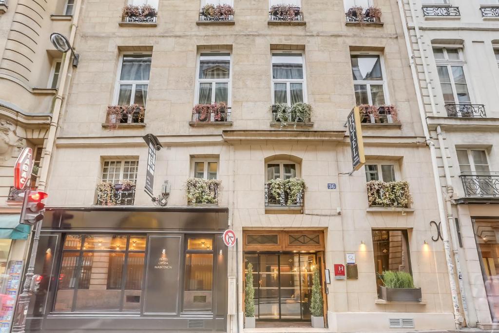 Hotel Opera Maintenon features stylish facade