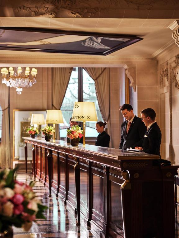 Le Meurice – Dorchester Collection with well-groomed receptionist