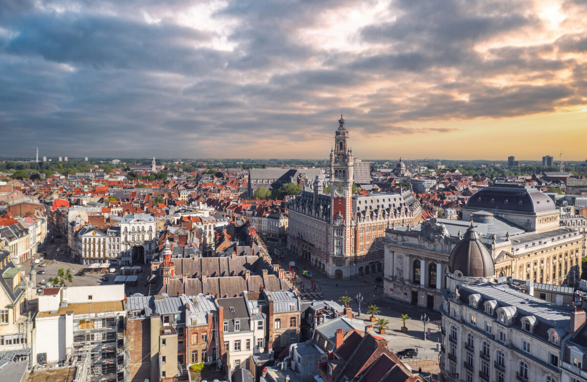 Lille, a lively city in northern France.