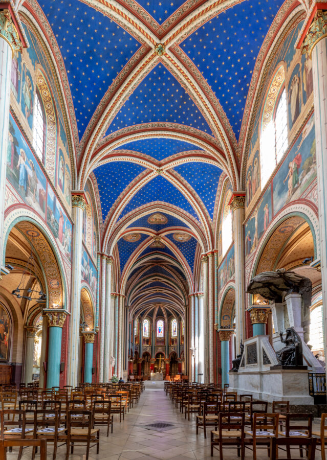 The Benedictine Abbey in Sainte-Chapelle is a stunning example of medieval architecture and holds a significant place in French history. 