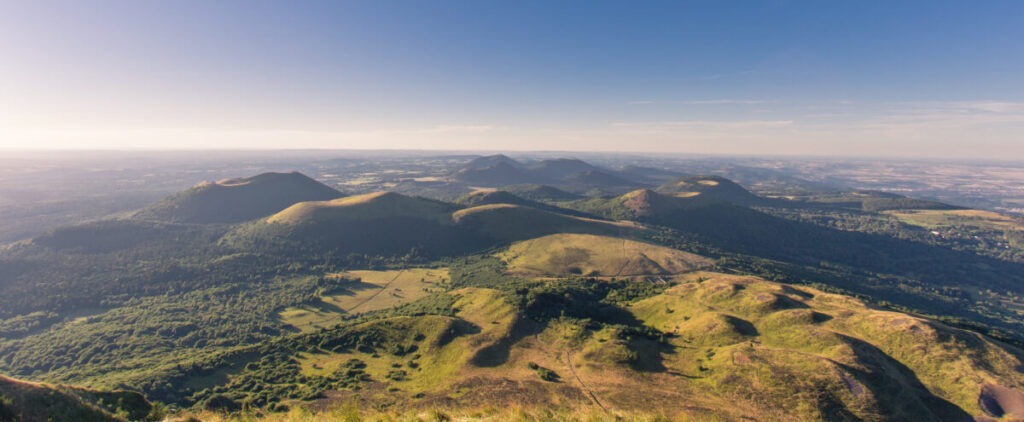 Discover the otherworldly landscapes of Central France’s volcanic region known as the Chaîne des Puys. 