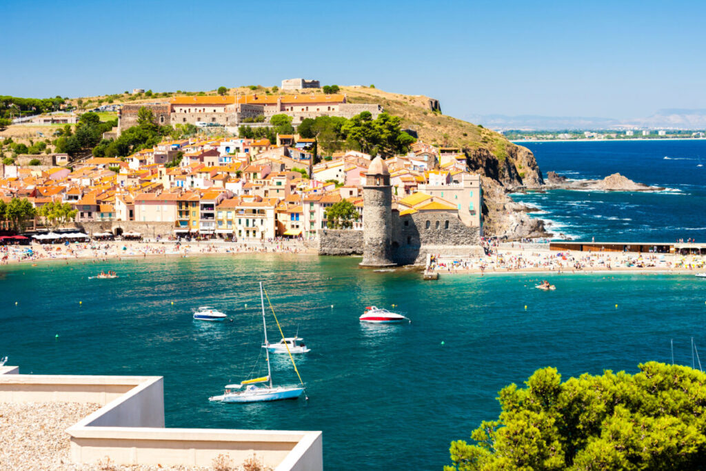 The South of France is home to many picturesque villages that are less frequented by tourists. One such example is Collioure, Languedoc-Roussillon. 