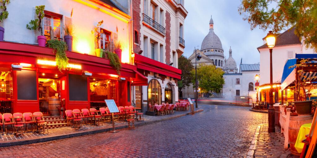 Paris is known for its charming cafes; you'll find no shortage of them throughout the city.