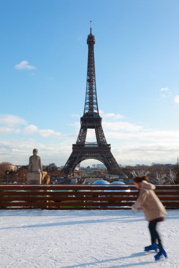 Paris transforms into a winter wonderland during the Christmas season, and one of the most enchanting ways to experience the City of Lights at this time is by going ice skating.