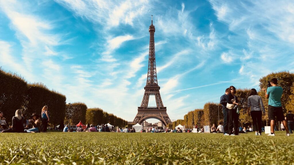 Tourists in Paris
