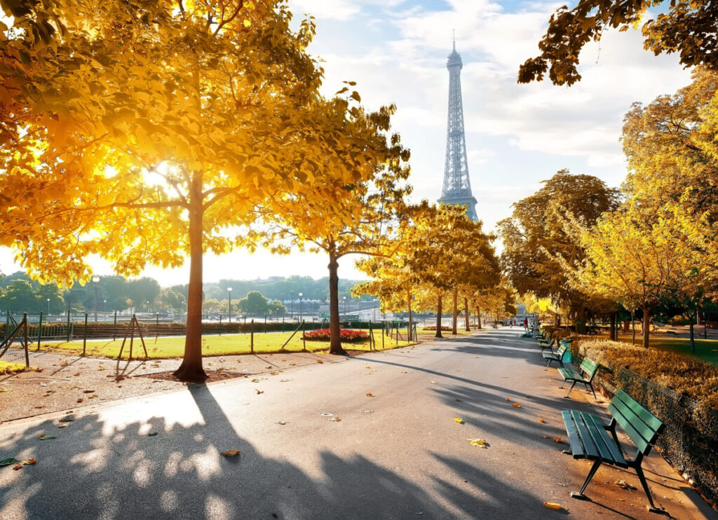 Immerse in the autumn charm of Paris.