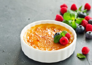 Satisfy your sweet tooth in Paris with the indulgent delight of crème brûlée and an array of exquisite desserts.