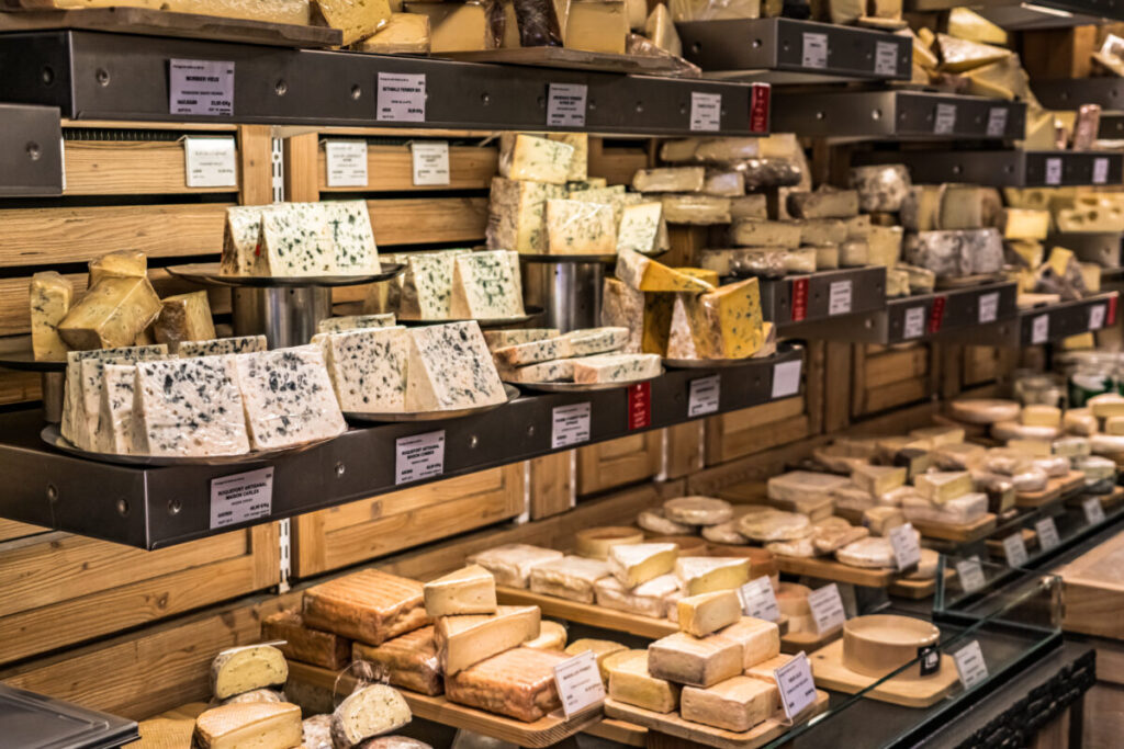 Paris, a paradise for cheese enthusiasts, boasts a diverse array of artisanal cheeses.