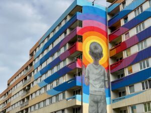 Colorful mural