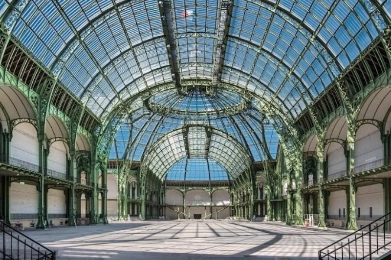 Inside the Grand Palais