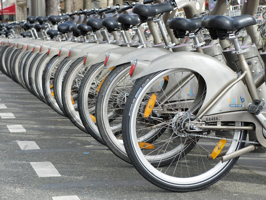 Parked Velib Bikes