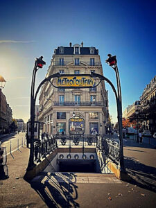 Édicule Guimard of the Temple station