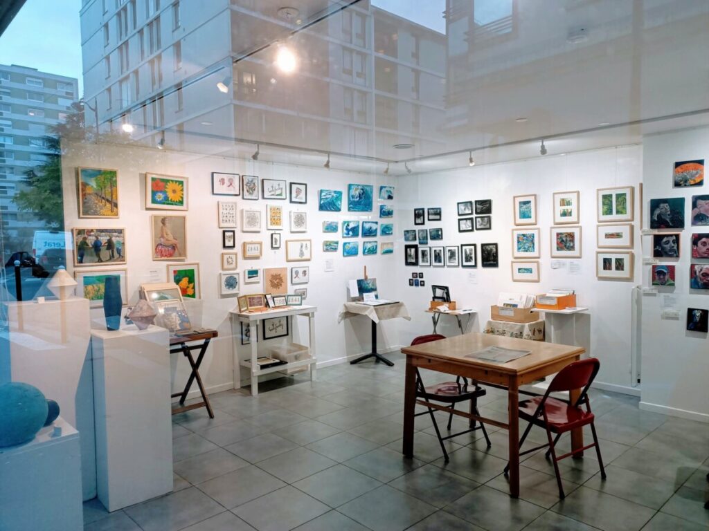 Exhibit at the Ateliers d'Artistes de Belleville in Paris, France