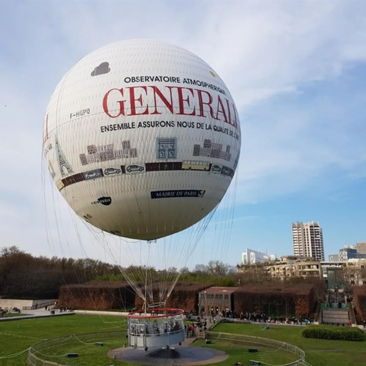 Balloon Flight Over Paris