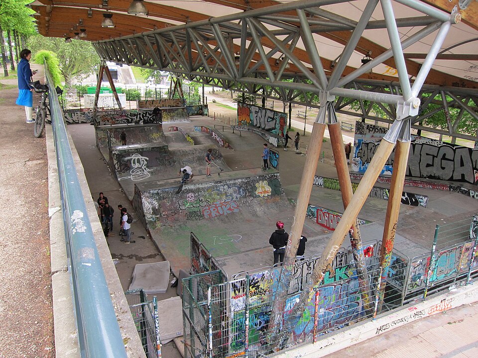 Bercy Skatepark in Paris, France