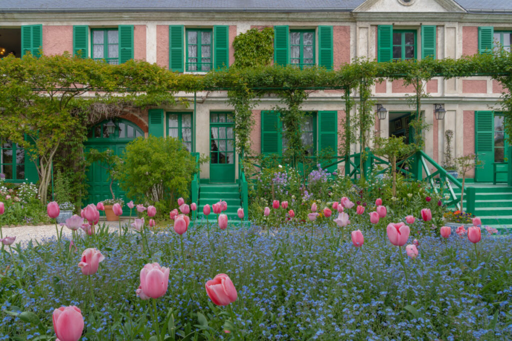 Claude Monet garden and house in Giverny, France