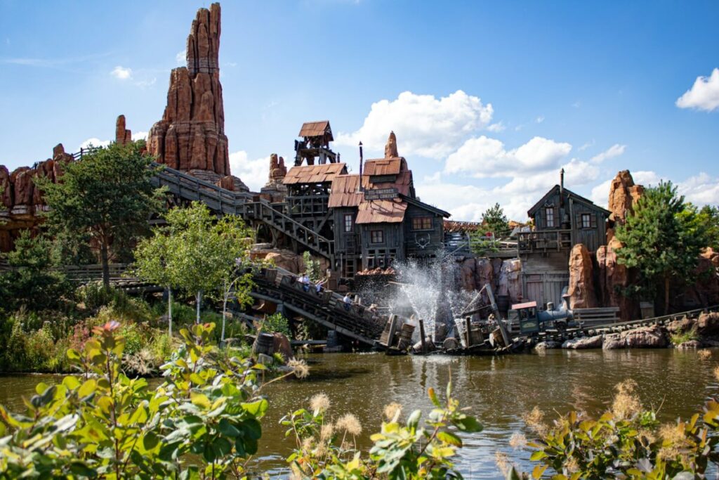 Big Thunder Mountain ride in Disneyland Paris
