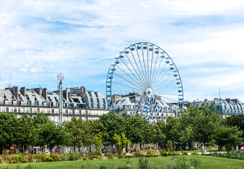 Fête Foraine des Tuileries at Tuileries Garden in Paris, France