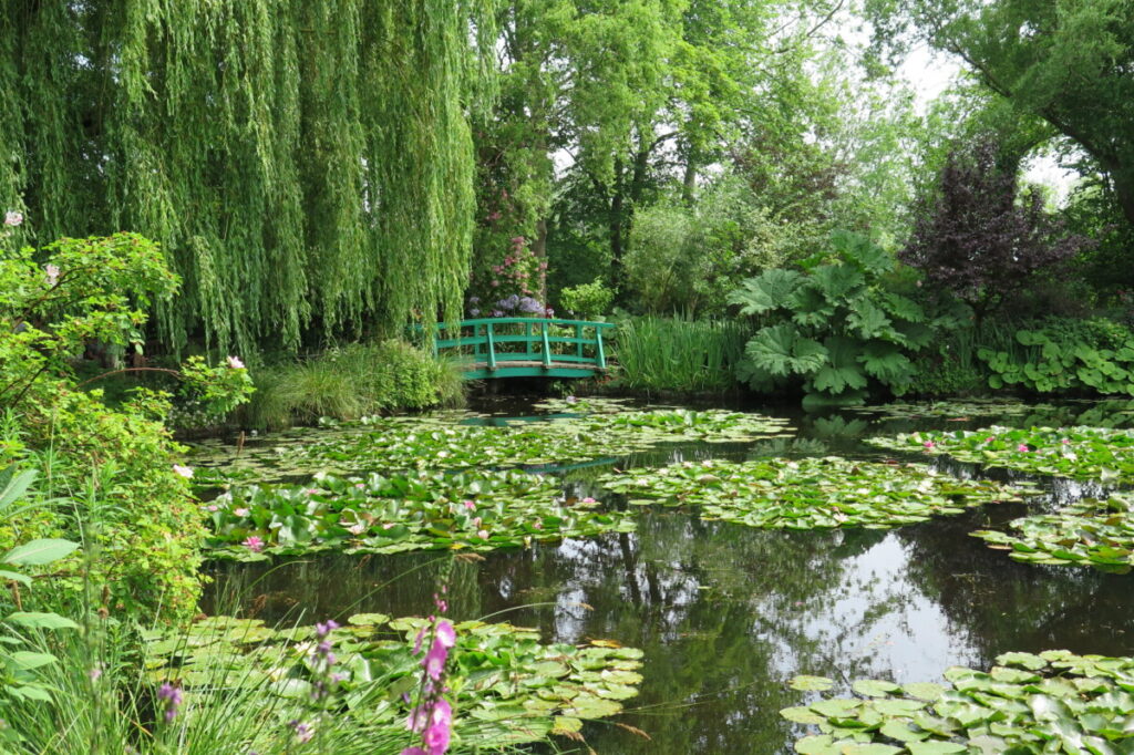 Foundation Claude Monet garden bridge in Giverny, France