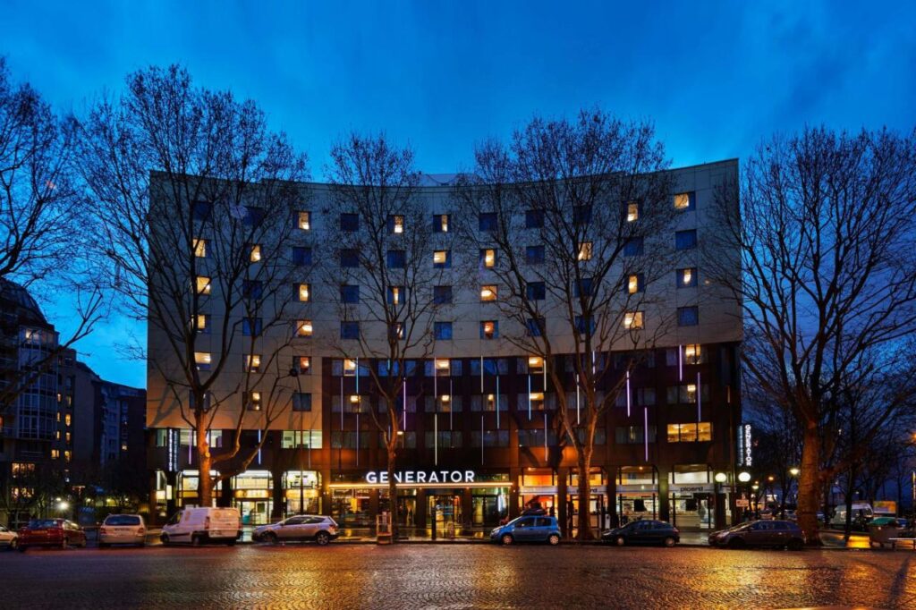 Front of the Generator Paris building accommodation