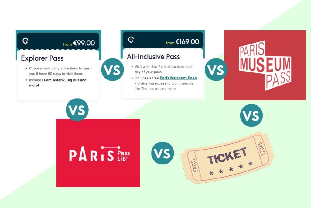 GoCity Comparison to Other Paris Sightseeing Options