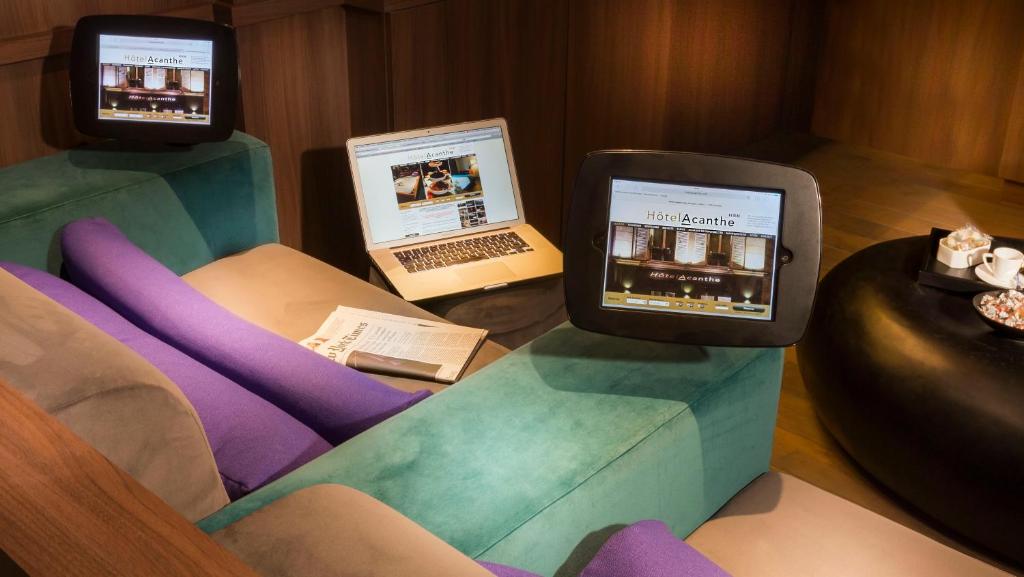 Hotel Acanthe - Boulogne Billancourt maintains a robust online presence, with active engagement across various social media platforms and a user-friendly website offering easy booking and information access.