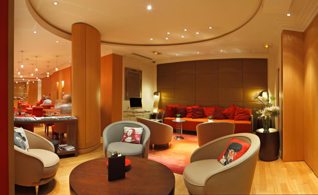 Lobby Interior of Hôtel Westside Arc de Triomphe