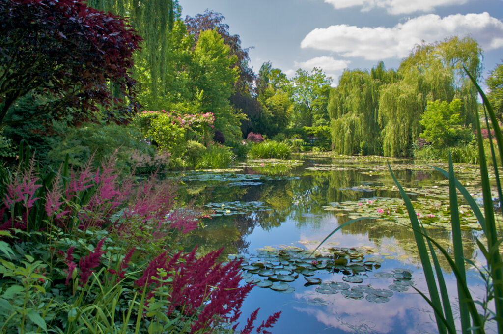 Jardin de Claude Monet scenery in Giverny, France