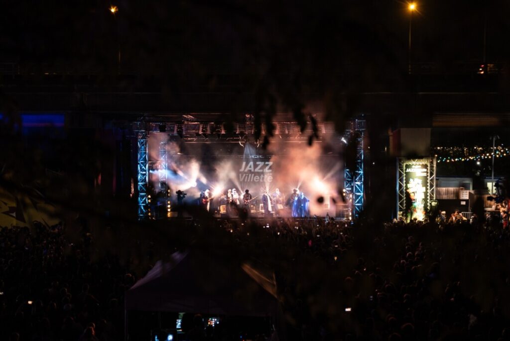 Performance during the Jazz à la Villette in Paris, France