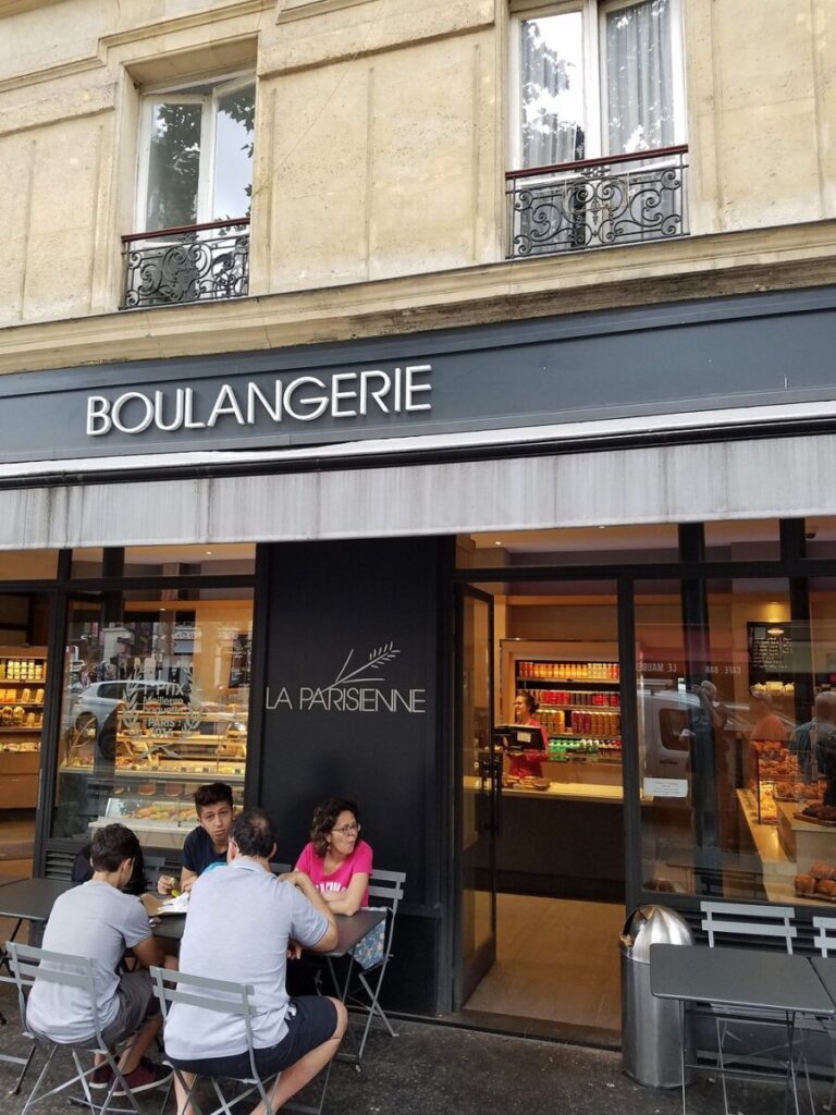 Exterior view of La Parisienne Saint-Germain, showcasing its elegant architecture in Paris, France.