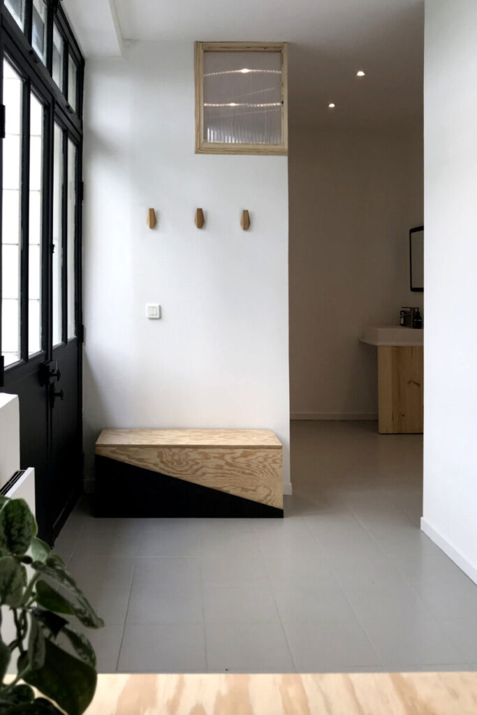 Interior of the La Peau Dure Studio in Paris