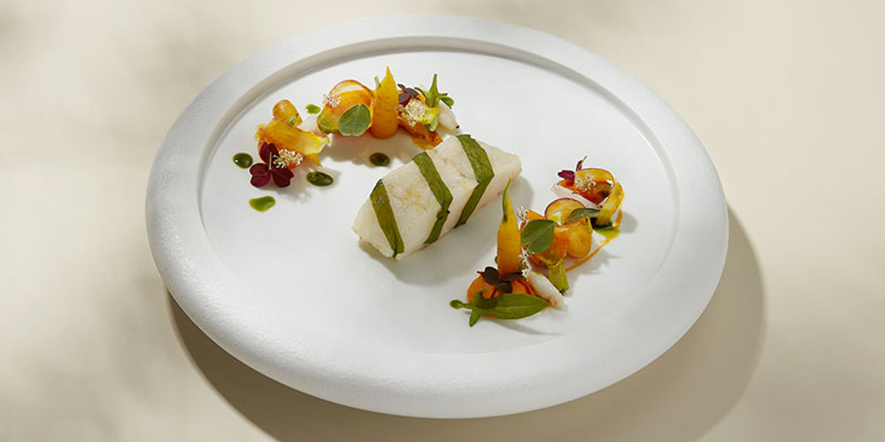 Food served in Le Bristol Paris Epicure Restaurant