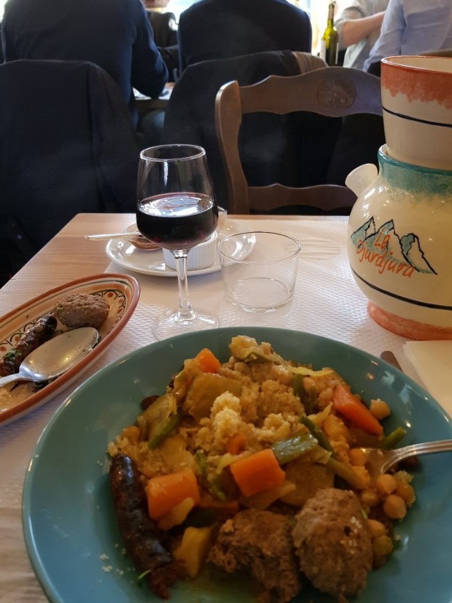Food served in Le Djurdjura