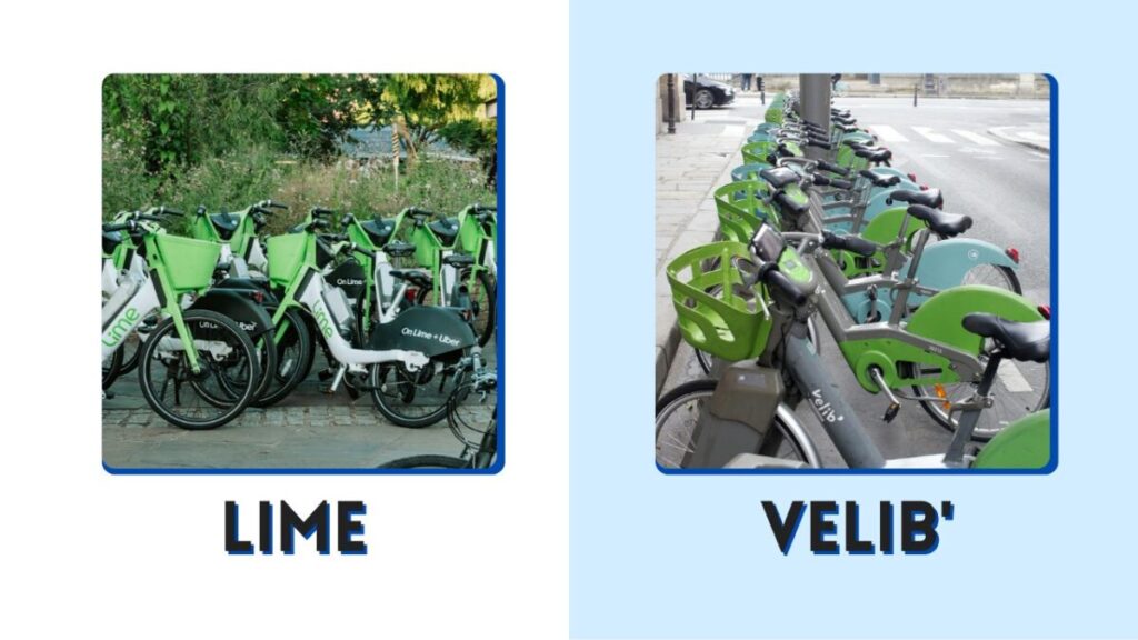 Lime and Vélib Comparison