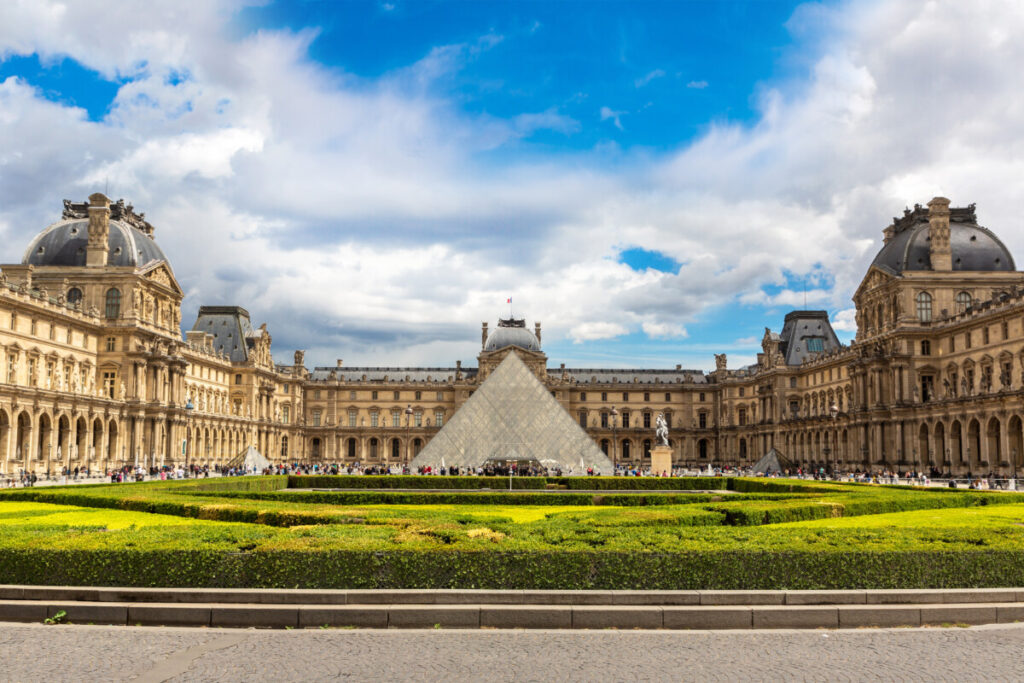 The Louvre - is one of the world's largest museums in Paris, France