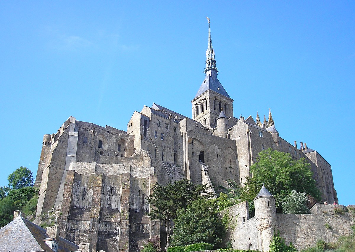 Le Mont-Saint-Michel abbey.