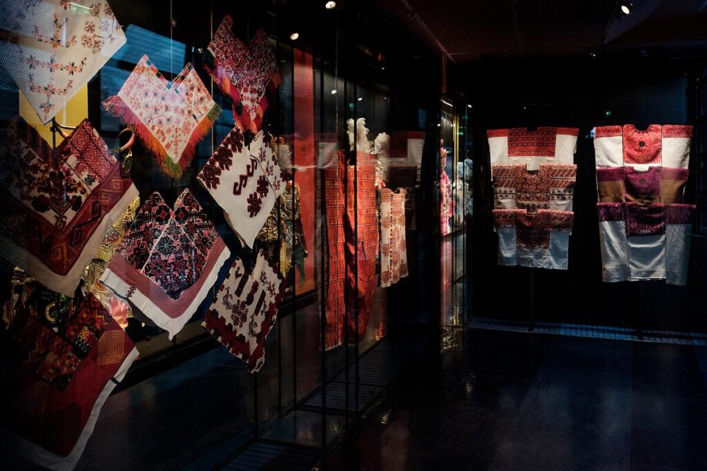 Indigenous Art and Culture display in Musée du quai Branly - Jacques Chirac