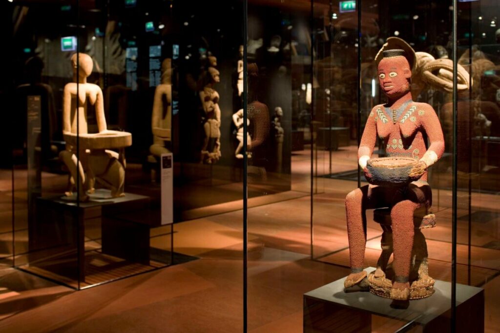 Temporary Exhibit Display in Musée du quai Branly - Jacques Chirac