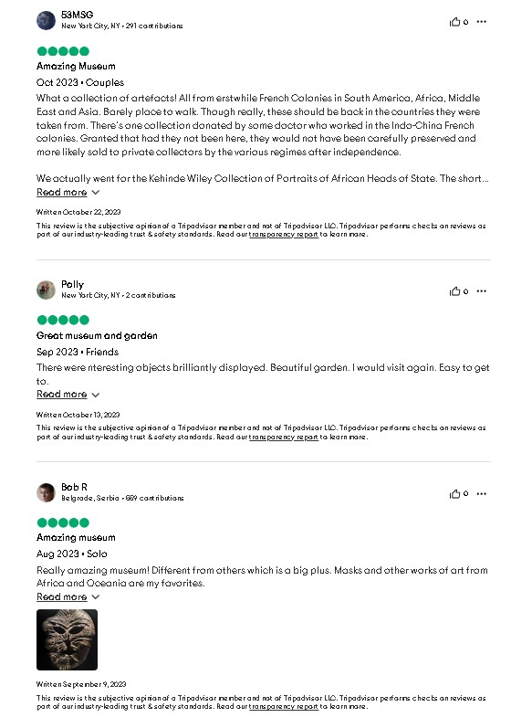 TripAdvisor Reviews for Musée du quai Branly - Jacques Chirac