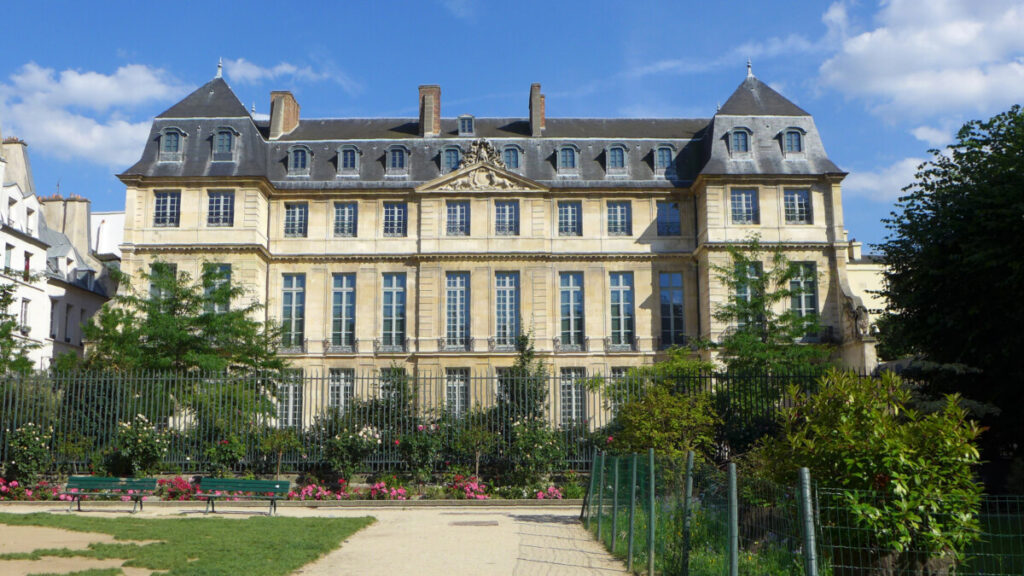 Front of the building of Musée Picasso, Paris