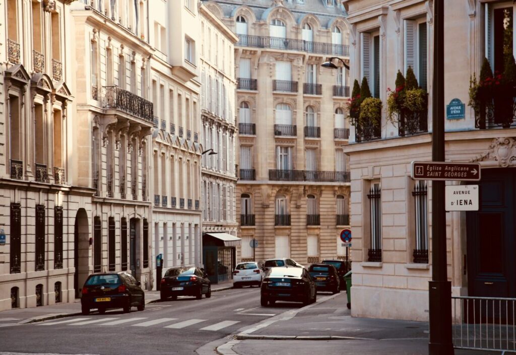 Cars in Paris, France