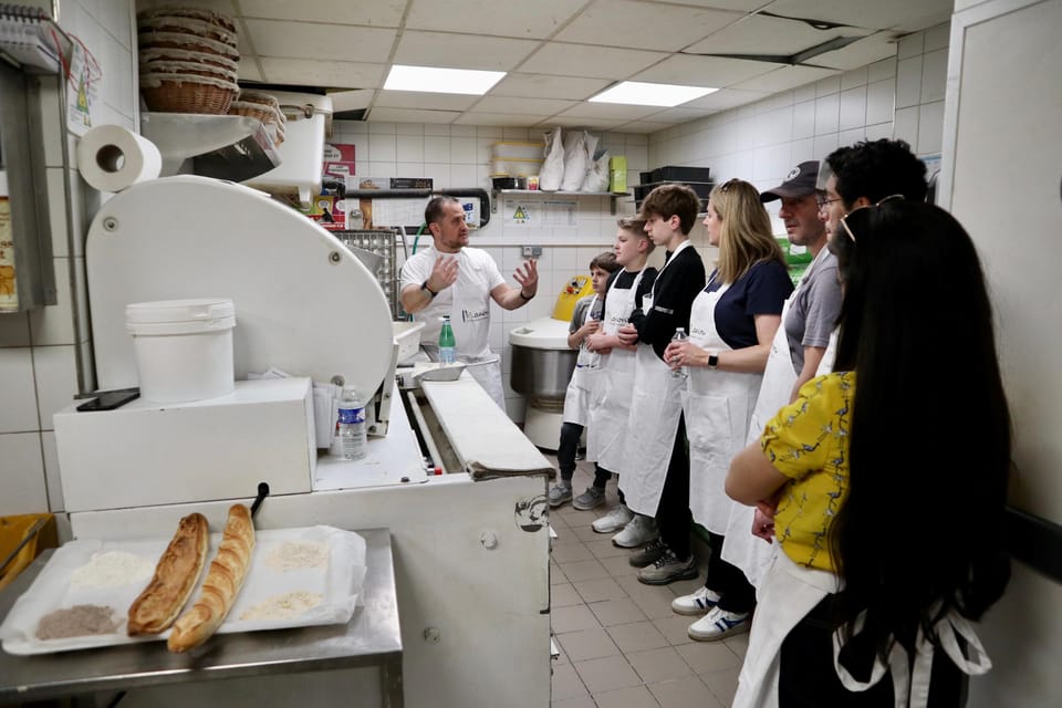 Tourists on a Authentic French Baking Experience