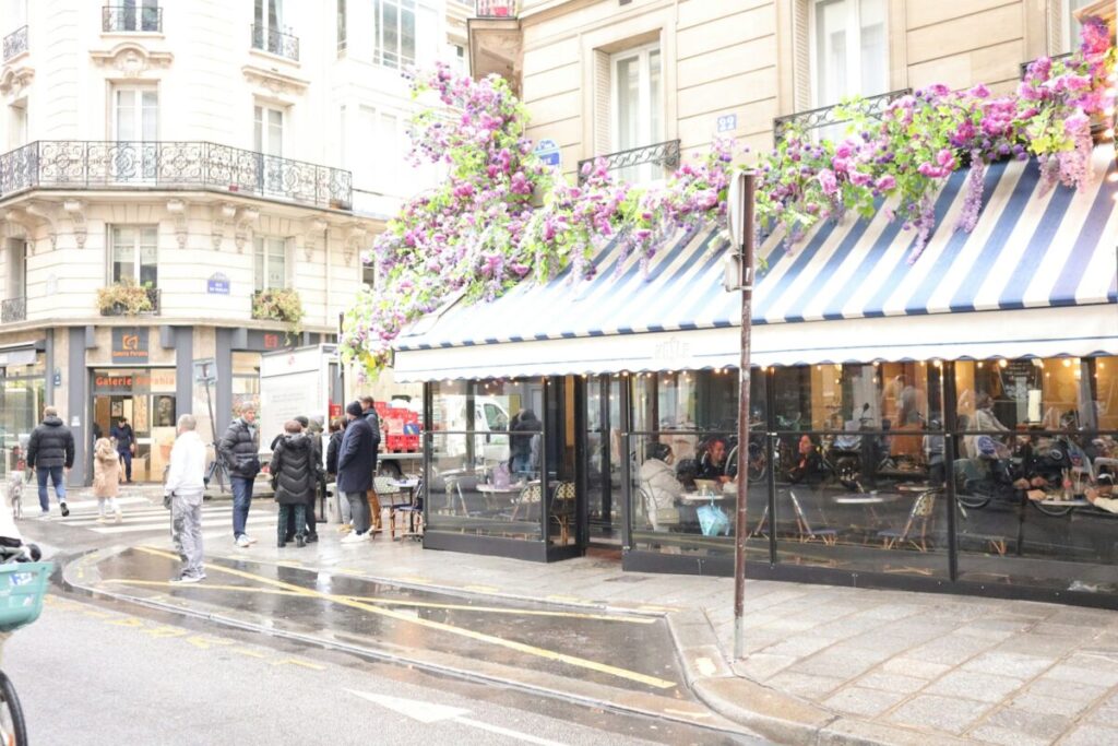Sidewalk Bistro in Paris, France
