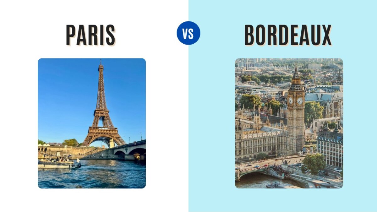 Planning a trip to France? Discover the key differences between Paris and Bordeaux, from iconic landmarks to relaxed wine culture.