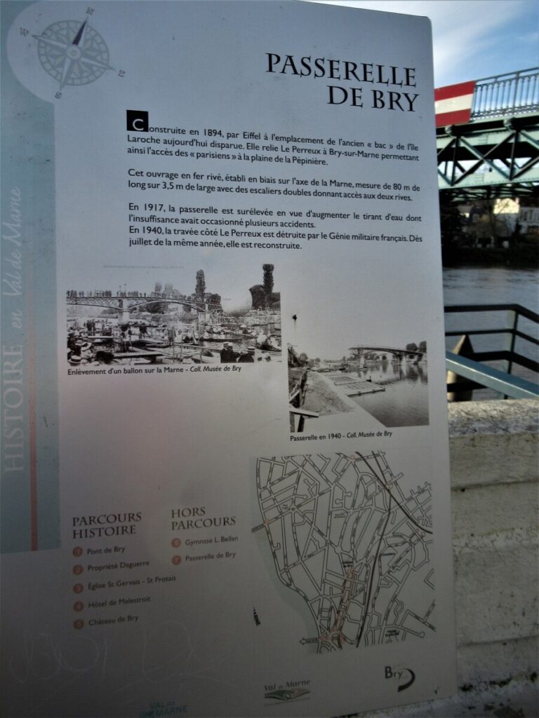 An overview of safety measures and maintenance protocols for Passerelle de Bry sur Marne.