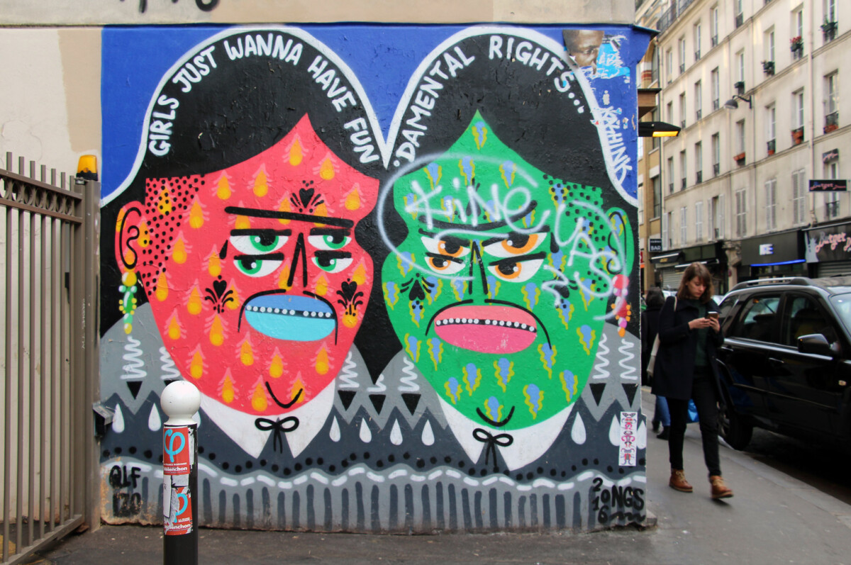 Street Art on Rue Saint-Maur