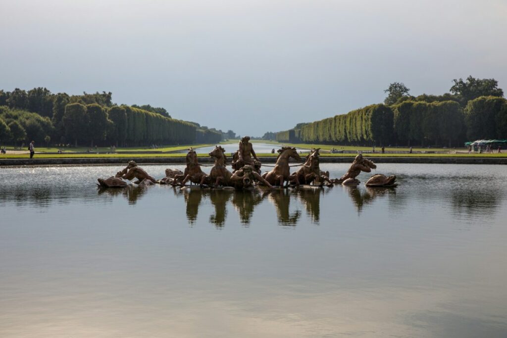 The Apollo Basin in Gardens of Versailles