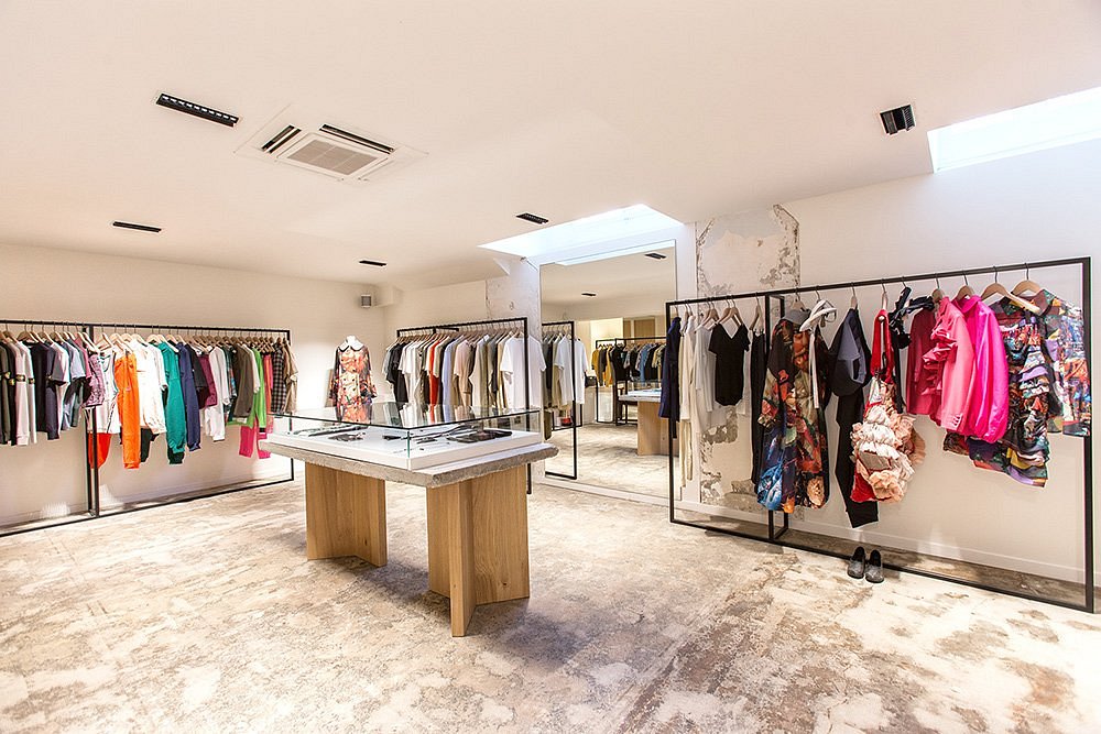 Interior of the The Broken Arm Shop in Paris, France