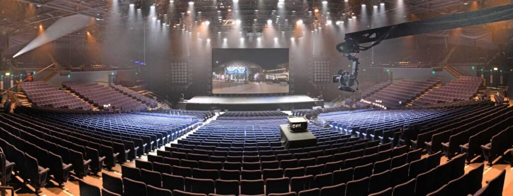 The Dome of Paris interior and stage